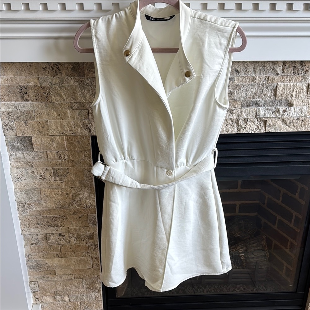 Zara Off-White Romper